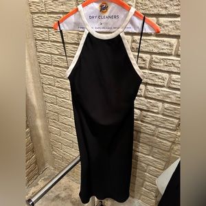 simple but elegant Nine West sleeveless halter dress with back detail, size 8